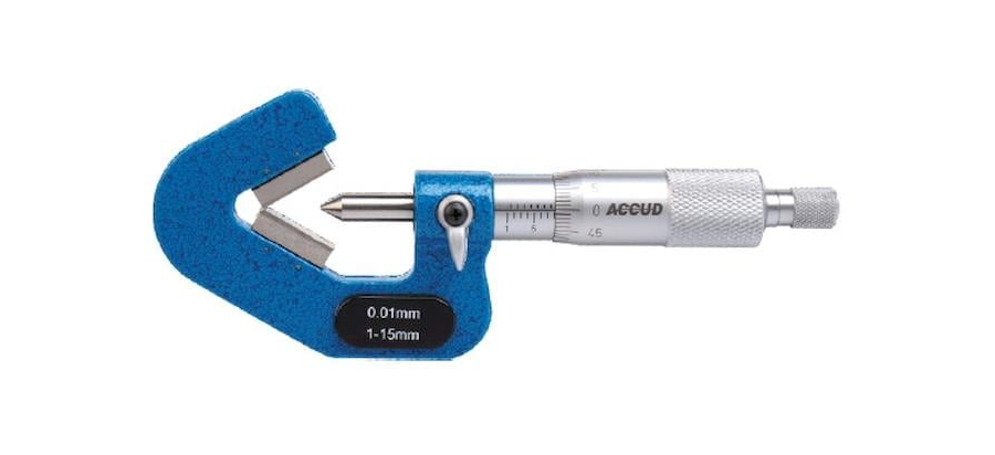 Accud 315 Serisi IP65 Değiştirilebilir Uçlu Dijital Dış Çap Mikrometre