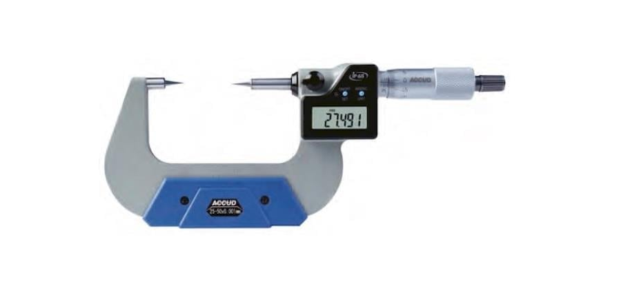 Asimeto IP65 Dijital Derin Boğaz Mikrometre