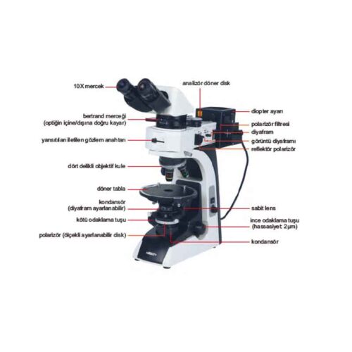 Insize ISM-POL1000 Polarizasyon Mikroskobu