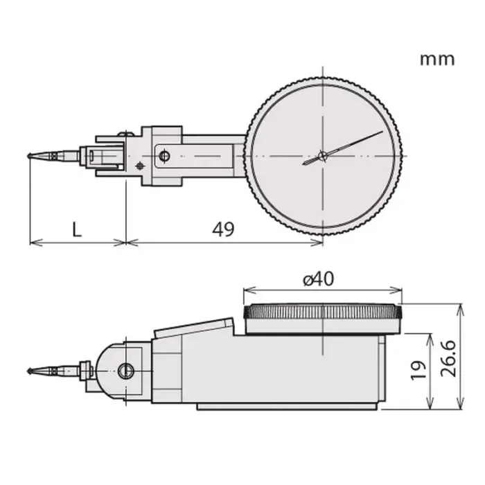 Mitutoyo Seri 513 Salgı Komparatörü Üniversal Tip - Görsel 2