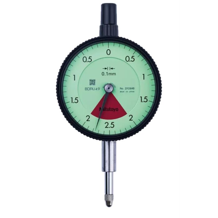 Mitutoyo Seri 2 Metrik Tek Tur Dönmeli Komparatör Saati - Standart Tip 0,01mm