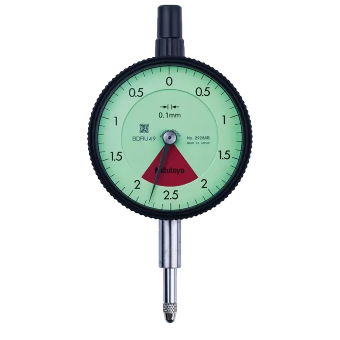 Mitutoyo Seri 2 Metrik Tek Tur Dönmeli Komparatör Saati - Standart Tip 0,01mm