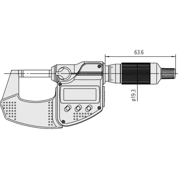 Mitutoyo Seri 293 Digimatic Çıkışlı IP65 Koruma Sınıflı Dijital Veri Çıkışsız Mikrometre - Görsel 4
