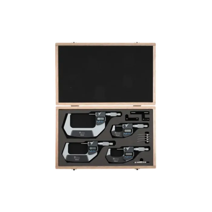 Mitutoyo Seri 293 Digimatic Çıkışlı IP65 Koruma Sınıflı Metrik Mikrometre Seti