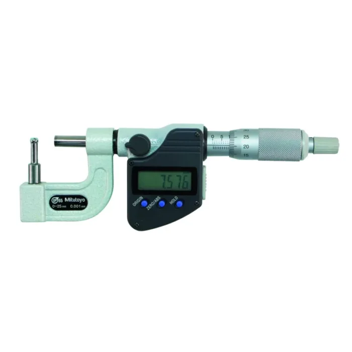Mitutoyo Seri 395 Digimatic Çıkışlı IP65 Koruma Sınıflı Boru Mikrometresi - Görsel 2