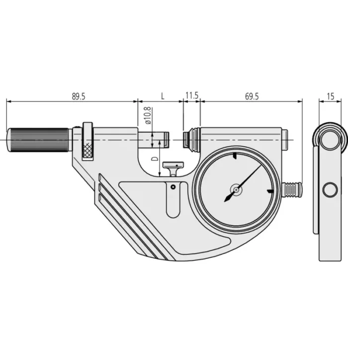 Mitutoyo Seri 523 Pasometre - Görsel 2