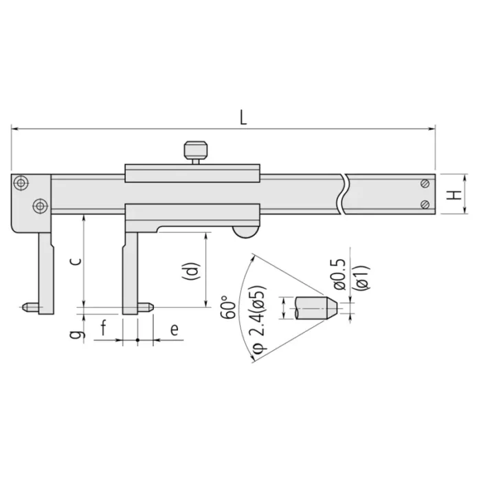 Mitutoyo Seri 536 Digimatic Çıkışlı İç Çap Kumpası - Görsel 2