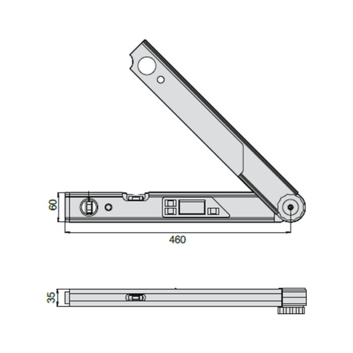 Accud 823 Dijital Açı Ölçer - Görsel 2