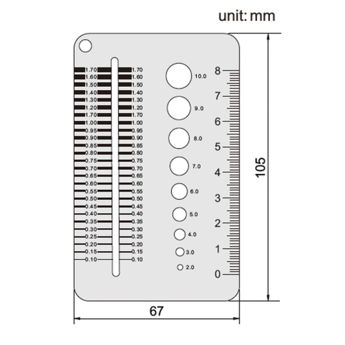 Accud 940 Boşluk/Çap Ölçer - Görsel 2