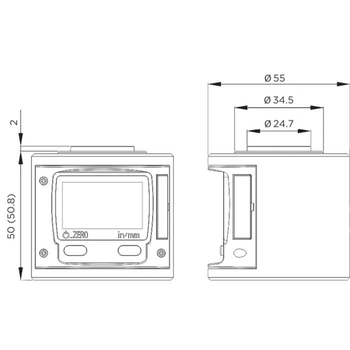 ASIMETO Seri 001 Dijital Z-Sıfırlama Aparatı - Görsel 2