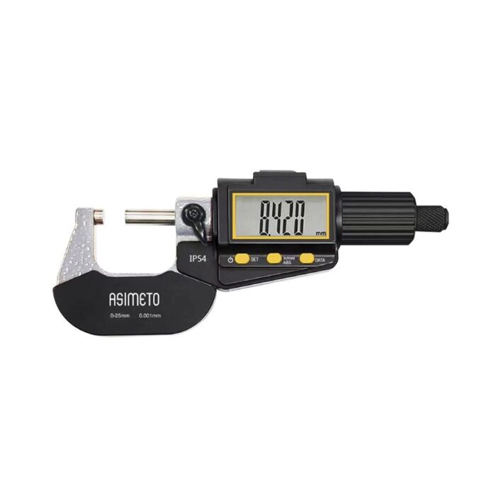 ASIMETO Seri 116 IP54 Dijital Dış Çap Mikrometresi