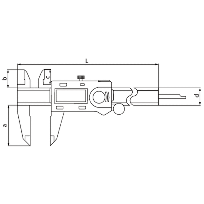 ASIMETO Seri 310 Karbon Fiber Dijital Kumpas - Görsel 2