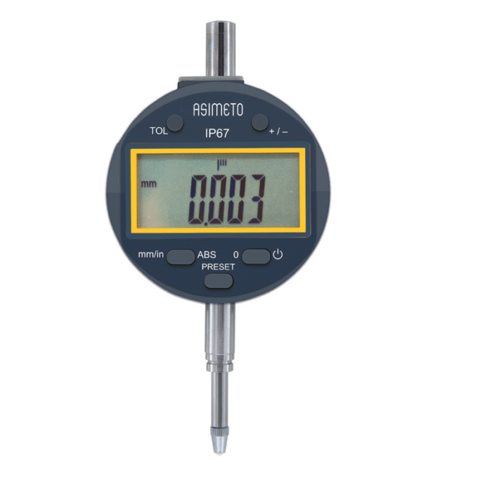 ASIMETO Seri 408 IP67 Dijital Komparatör Saati
