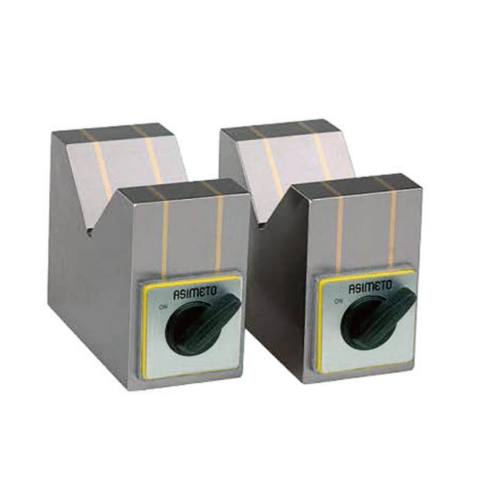 ASIMETO Seri 609 Manyetik V - Yatak (Çift Ölçüm İçin) - Görsel 2